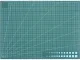 Double-sided self-healing cutting mat A2 for modeling, 45x60 cm, green