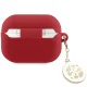 Guess AirPods Pro 2 Case 3D Rubber 4G Diamond Charm, Red