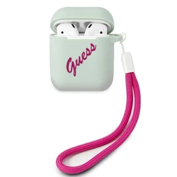Apple AirPods 2gen / 1gen Guess Silicone Vintage Case Cover, Blue