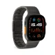 Puro TITAN Stainless Steel Apple Watch Band 42/44/45/49mm - Black