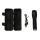 Taktiskais Militārais 800 Lūmenu LED ZOOM USB Uzlādējams Lukturis | Tactical Military Flashlight