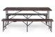 MultiGarden 180 cm Folding Table and Bench Set for 8 Persons, Brown