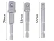 Screwdriver Socket Adapter Set 1/4\" 3/8\" 1/2\" (3 pcs.)