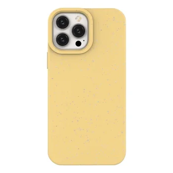 Dėklas iPhone 14 Plus Eco Case, biologiškai skaidus, geltonas