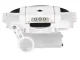 Headband Magnifier with 3 LED Lights and Interchangeable Lenses, 1.5x - 11.5x, Black/White