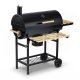 Charcoal Garden Grill Barrel with Chimney Berdsen BD-895, black