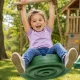 Children\'s Garden Swing - Round Disc with Wooden Bar, Green