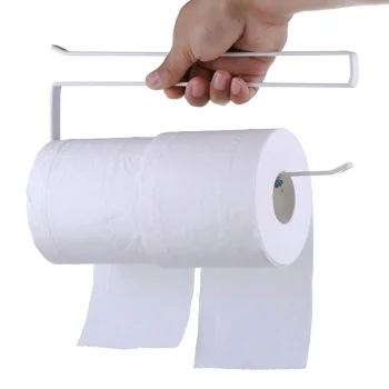 Paper Towel Holder, White