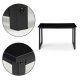 ModernHome PWDNZ-304 Computer Desk, 120x60 cm, Black