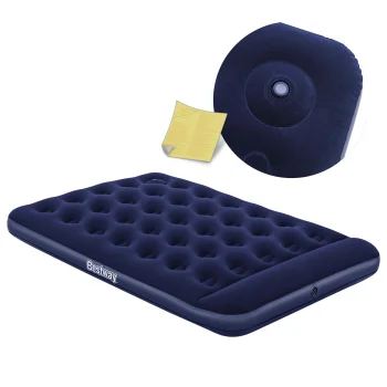Bestway 67225 Double Air Mattress with Built-in Foot Pump 191x137x28 cm