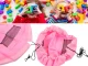 Play Mat and Toy Storage Bag, 130 cm, Pink