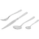Alessi Caccia 24-Piece Cutlery Set, Stainless Steel, Silver
