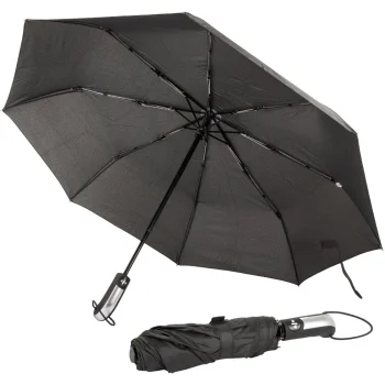Foldable Automatic Umbrella, Black