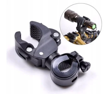 Bicycle Flashlight Holder (Rotating Mount)