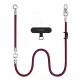 Tech-Protect C10S phone straps, 114 cm + 31 cm, burgundy/titanium