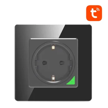 Avatto N-WOT10-EU-B Smart WiFi Wall Socket, Black