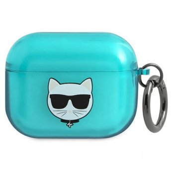 Karl Lagerfeld KLAPUCHFL AirPods Pro cover blue Choupette