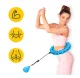 4Fizjo Hula Hoop with Weight and Massage Function, Blue