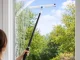 Adjustable 180° Floor and Window Water Squeegee with Microfiber Pad