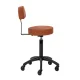 Hairdressing Stool with Backrest Gabbiano D026 Brown