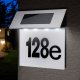 Maclean MCE423 Solar LED House Number Light, IP44, 6000K