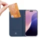 Dux Ducis iPhone 16 Pro Wallet Case Skin Pro, Blue