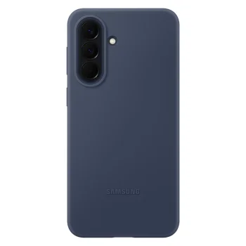 Original Samsung Galaxy A57 (SM-A576B/DS) Silicone Cover Gel Case, Blue (EF-PA576CNEGWW)
