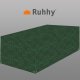 Чехол для садовой мебели Ruhhy 100x180x240 см, зеленый