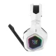 ONIKUMA B100 Wireless Gaming Headphones, Bluetooth / 2.4GHz, White