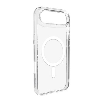 Puro Lite Mag TPU+PC Case Compatible with MagSafe iPhone 17 Air - Transparent with White Ring