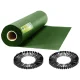 Plonos Weed Barrier Fabric 5.25 x 164 ft Heavy Duty 2.65oz with 100 Stakes, green