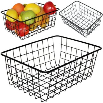 Kitchen and Bathroom Basket Shelf, Different colours