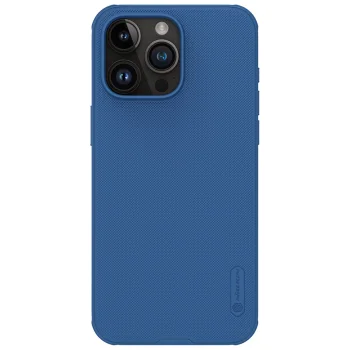 Nillkin Super Frosted Shield Pro reinforced case for iPhone 15 Pro Max - blue