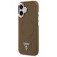 Guess Triangle Logo MagSafe Phone Case Cover iPhone 17 - brown