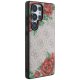 Guess Leather 4G Flowers MagSafe vāciņš Samsung Galaxy S25 Ultra - Rozā