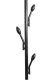 ModernHome Metal Garment Rack on Wheels with 2 Shelves, Black