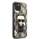 Karl Lagerfeld iPhone 13 Case Monogram Iconic Karl Grey
