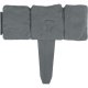 Garden Edging Plastic Lawn Border Plonos PL-962 8.2 ft 10-Pack, Grey