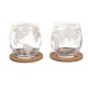 Gift Set Decanter and Whiskey Glasses Globe, 850 ml