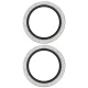 PanzerGlass Hoops Glitter Tempered Glass Lens Screen Protector iPhone 17 / 16 / 16 Plus - Silver