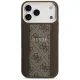 Guess HC MagSafe PU 4G Stripe Case for iPhone 17 Pro Max, Brown