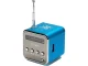 Wireless Mini Speaker with FM Radio and Bluetooth 5.0, Blue