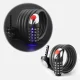 Rockbros RKS531 Cable Bicycle Lock with 5-Digit Code & LED 120cm Black