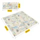 4FIZJO Double-Sided Foam Baby Play Mat Boho Dream 200 x 180 x 1 cm
