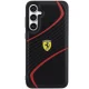 Ferrari Samsung Galaxy S23 FE Case Twist Metal Logo, Black