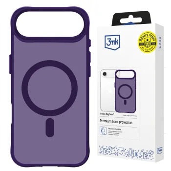 Dėklas 3mk Smoke MagCase telefonui iPhone Air, violetinis