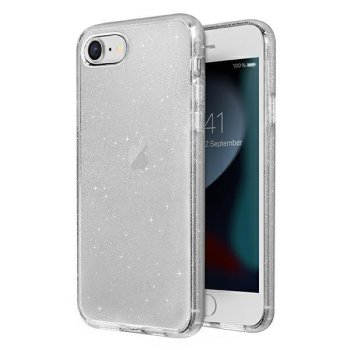 Apple iPhone 7 / 8 / SE (2020) (2022) 4.7" Uniq Etui Lifepro Xtreme Case Cover, Tinsel Clear