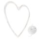 Wall Window LED Light Luminous Christmas Decoration \"Heart\", 17x17cm
