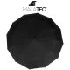 Malatec Automatic Folding Umbrella, 12 Ribs, Black
