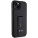 BMW iPhone 14 Plus / 15 Plus Case Grip Stand Hot Stamp, Black